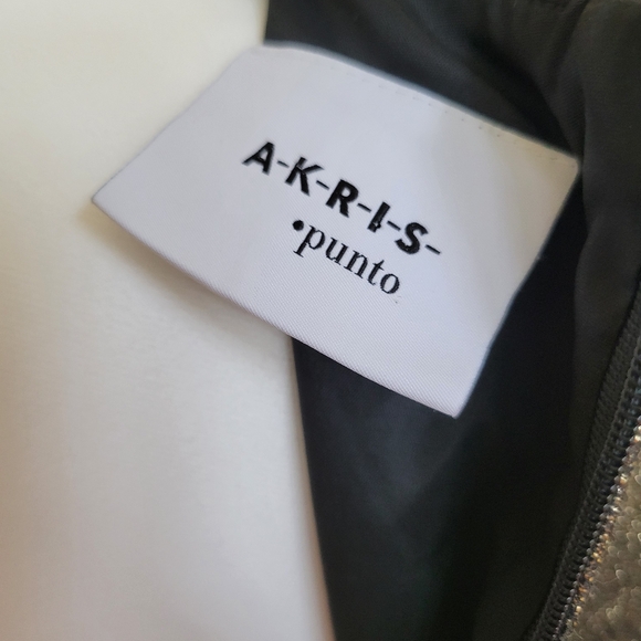 Akris Punto gold lame dress - Picture 6 of 7